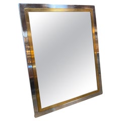 Retro 1980s Oversize Italian Table Mirror