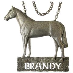 Sterling Stallion "Brandy" Label