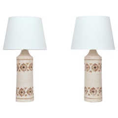 Pair of Italian Aldo Londi Bitossi Table Lamps
