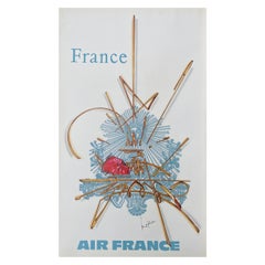 Full Portfolio 14 Air France Posters by Georges Mathieu, 1968