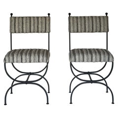 Pair of 'Arcade' Side Chairs by Design Frères, in COM