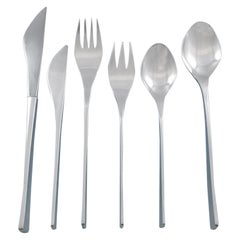 Vision by International Sterling Silver Flatware Set Service 75 Pieces Modern