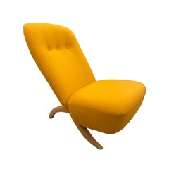 Congo Chair by Theo Ruth, New Wool Upholstery, Netherlands, 1950's