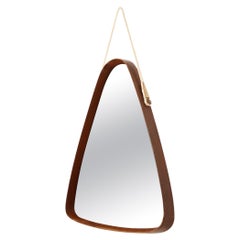 Italian Modern Triangular Mirror by Franco Campo and Carlo Graffi