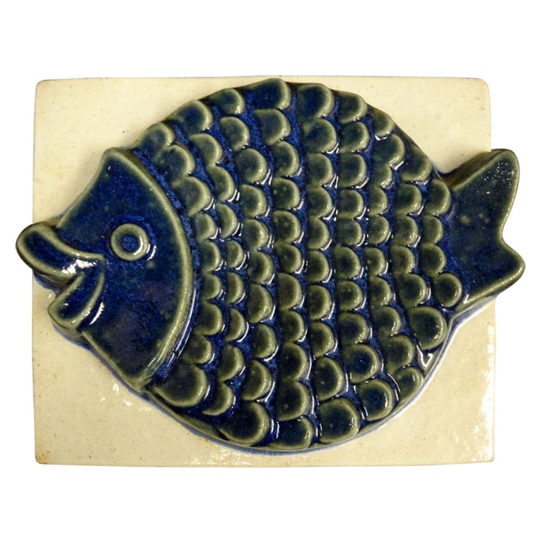 Ceramic Wall Fish - 155 For Sale on 1stDibs  pottery fish wall hanging,  vintage ceramic fish wall hanging, ceramic fish wall art