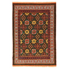 One of a Kind Small Pattern Holbein Design Style Rug