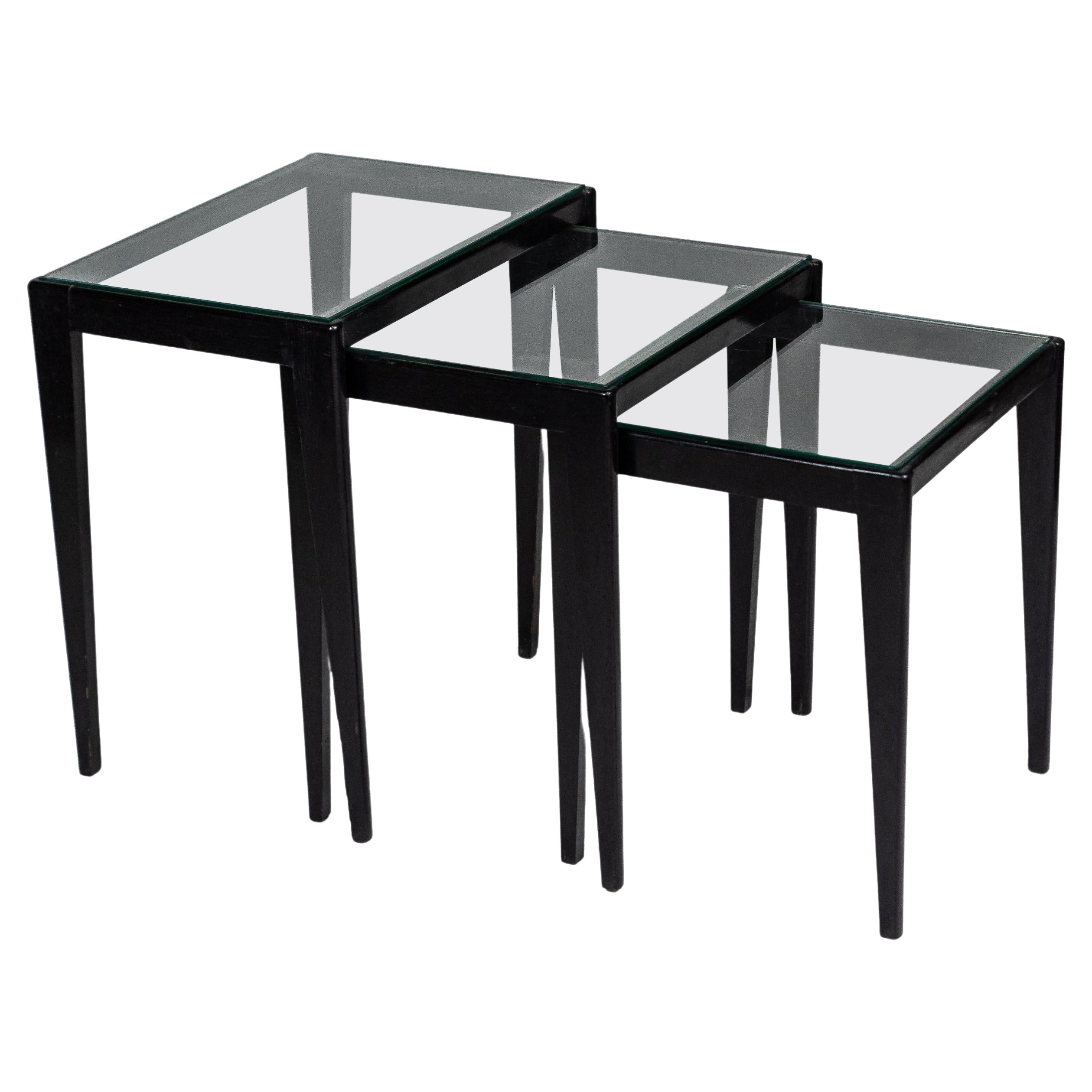 Giuseppe Scapinelli, Nesting Tables, 1960 For Sale