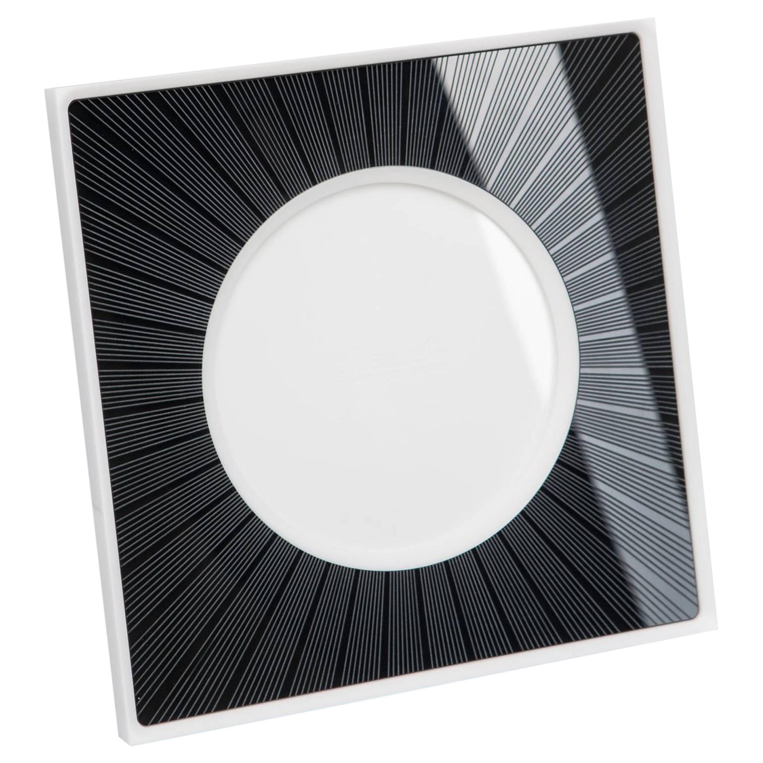 Italian Modern Design Picture Frame in Black Plexiglass, Sharing Black