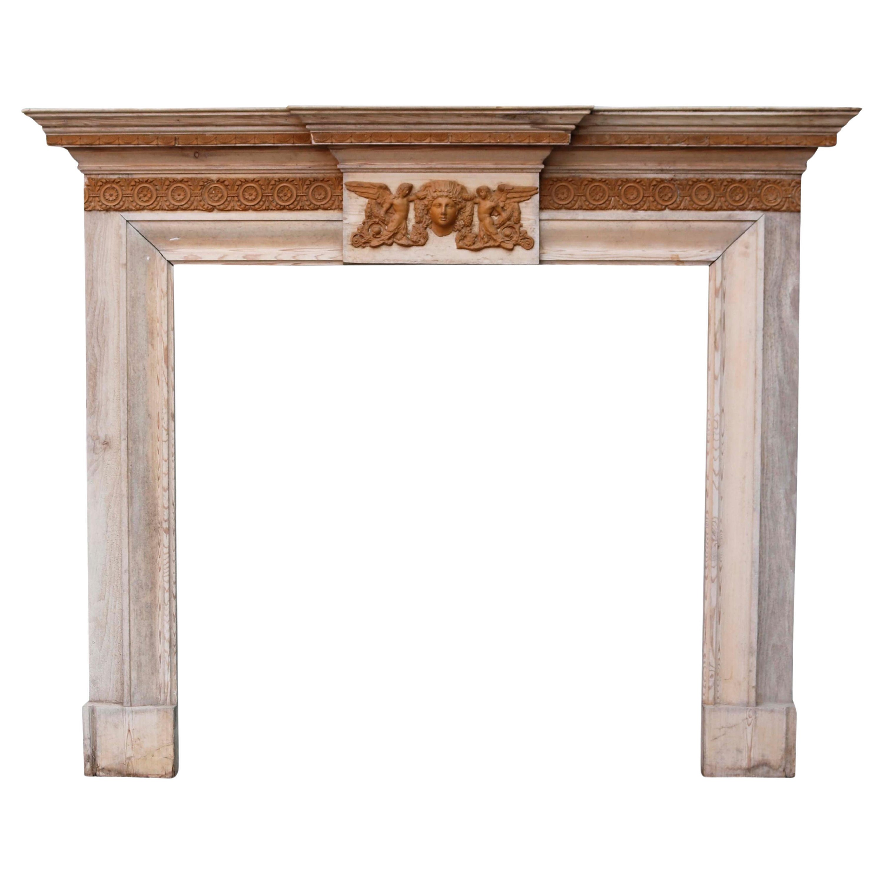 19th Century Fireplace Mantel For Sale