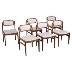 Set of Six Danish Modern Rosewood Dining Chairs