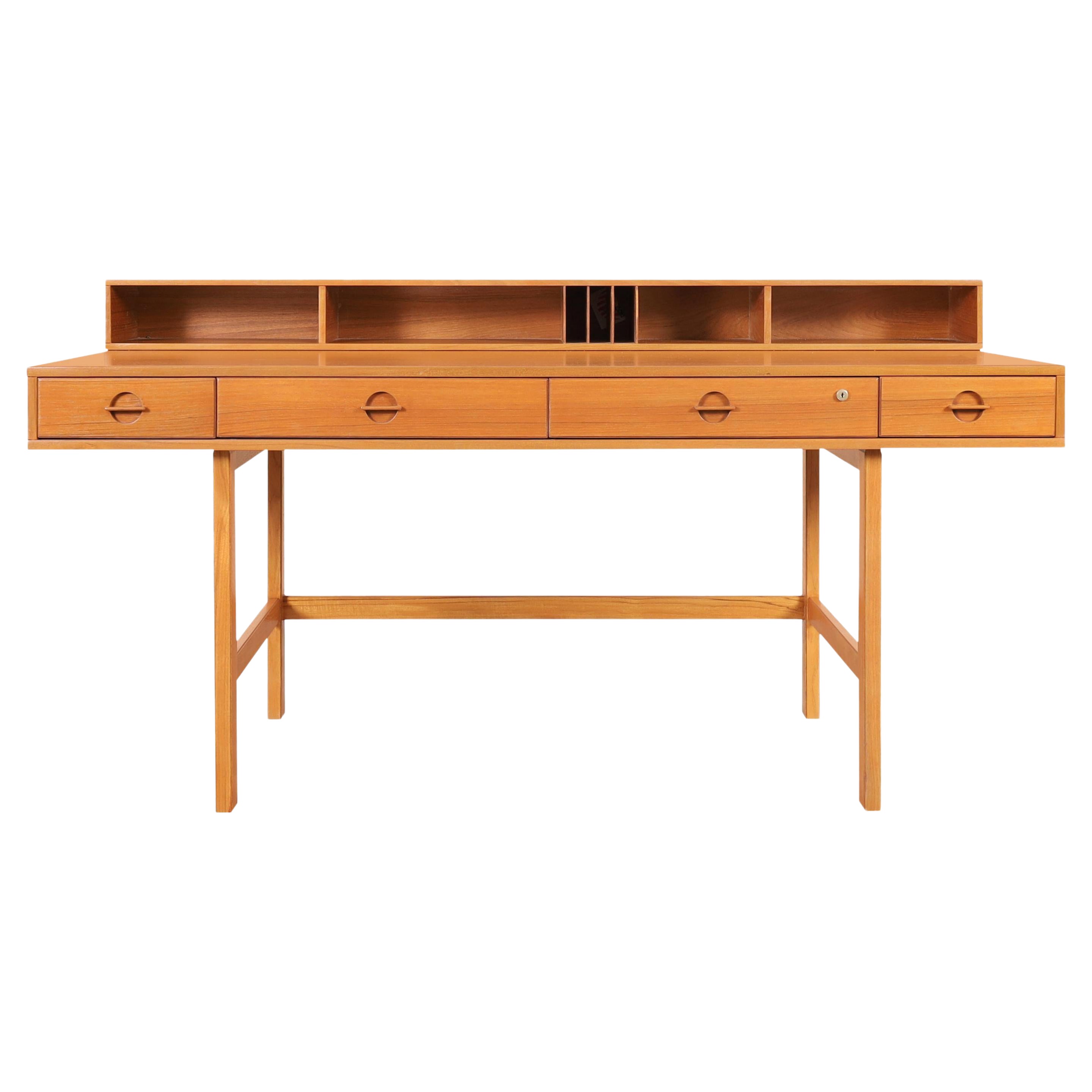 Danish Modern Teak "Flip Top" Desk by Peter Løvig Nielsen at 1stDibs