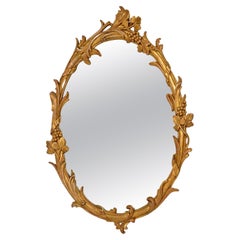 Antique Italian Gilt Wood Mirror