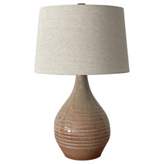 Large Martz Lamp by Jane and Gordon Martz, Rose/ Blush Ceramic