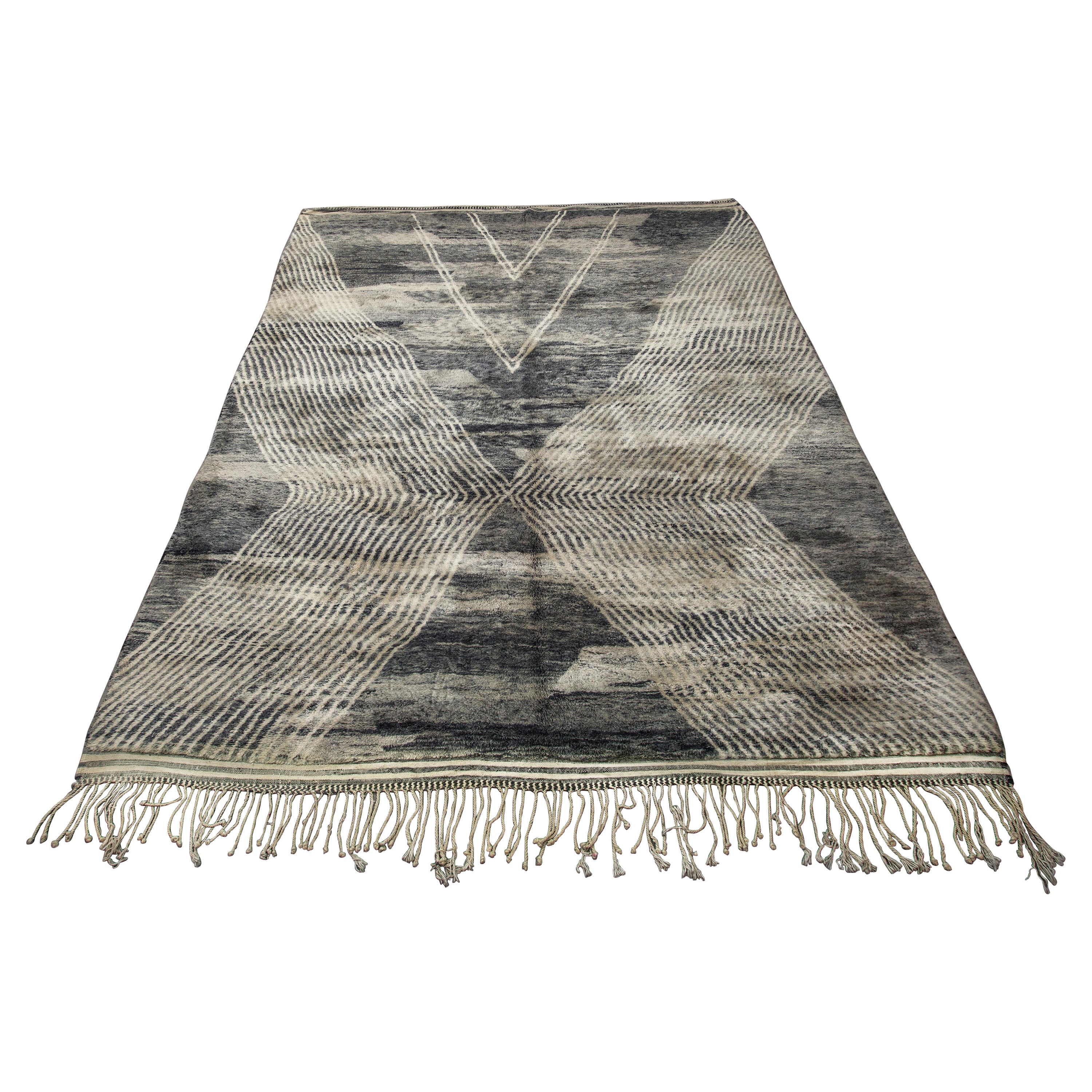 Moroccan Beni Ouarain Rug at 1stDibs