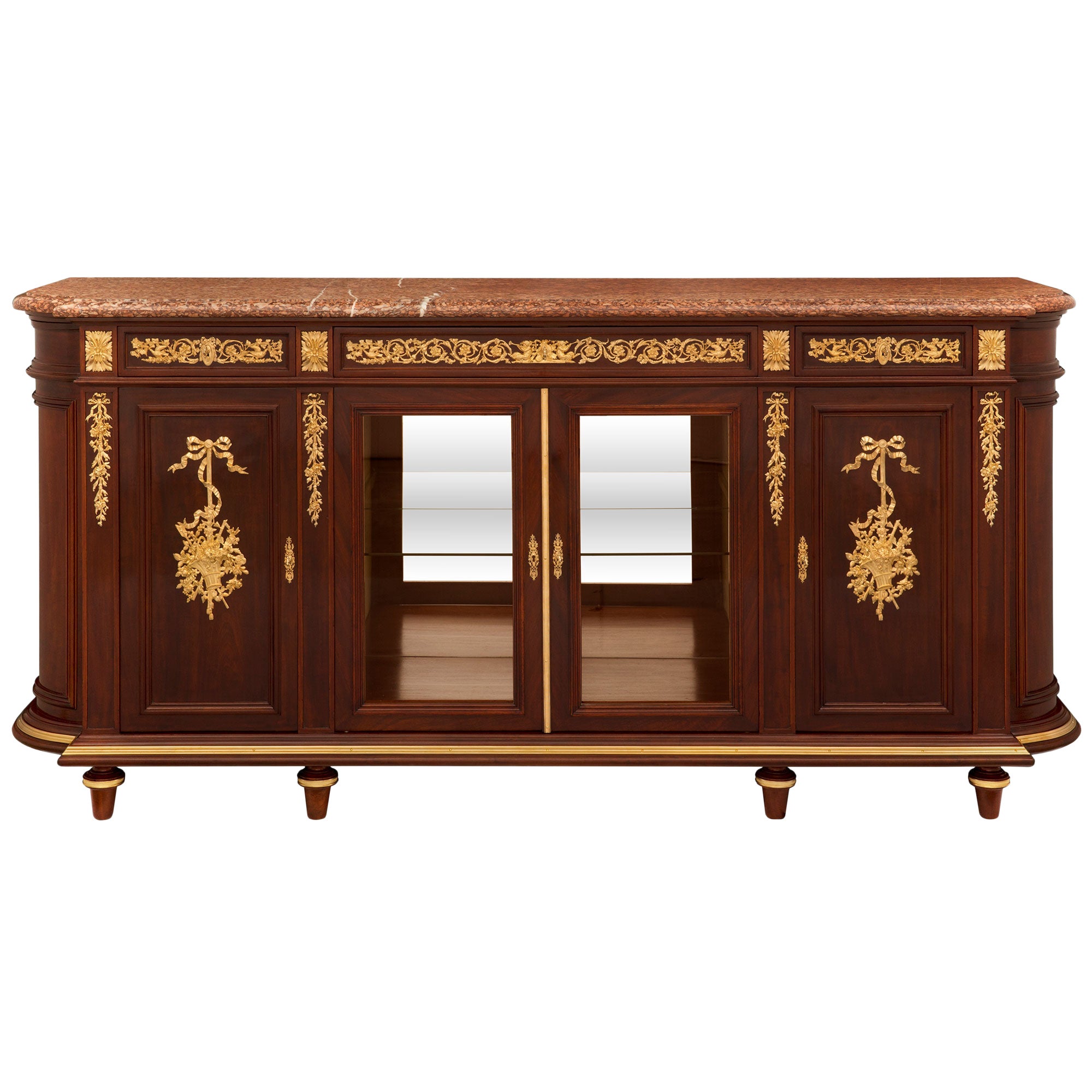 French 19th Century Louis XVI Style Belle Époque Period Buffet For Sale