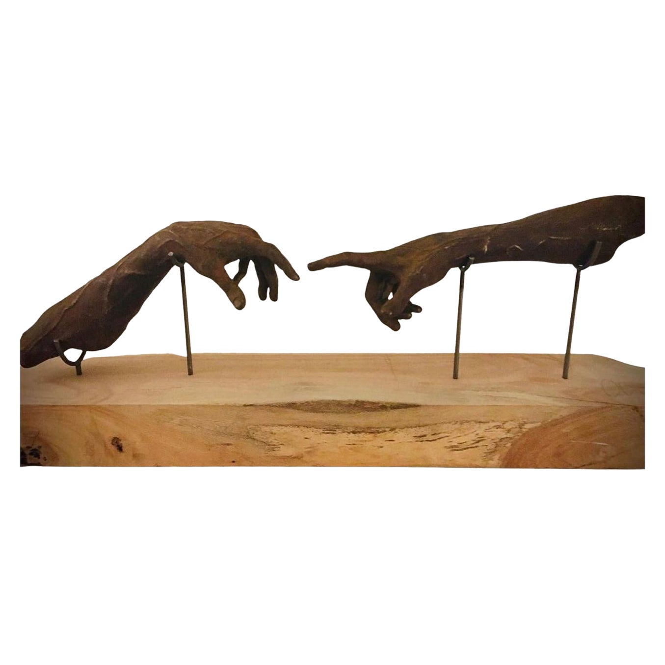 Hugues Scheid 'French/Australian', Bronze Hands, Ancora Imparo For Sale