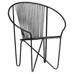 José Zanine Caldas, Iron and Nylon Chair, 1950's