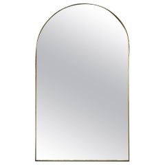 Italian Brass Mirror from the 1950 s 