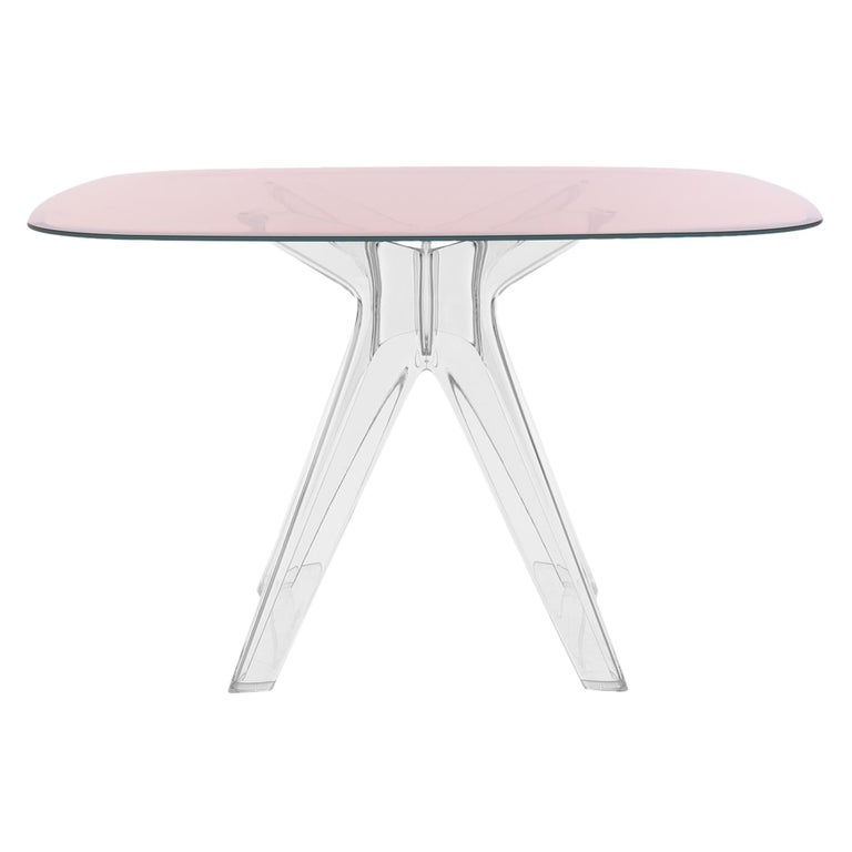 Kartell Sir Gio Square Coffee Table with Bronze Top by Philippe Starck For  Sale at 1stDibs