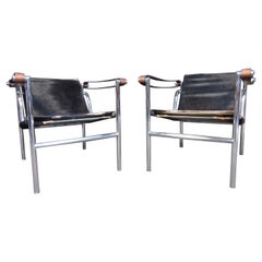 Le Corbusier Armchairs by Cassina