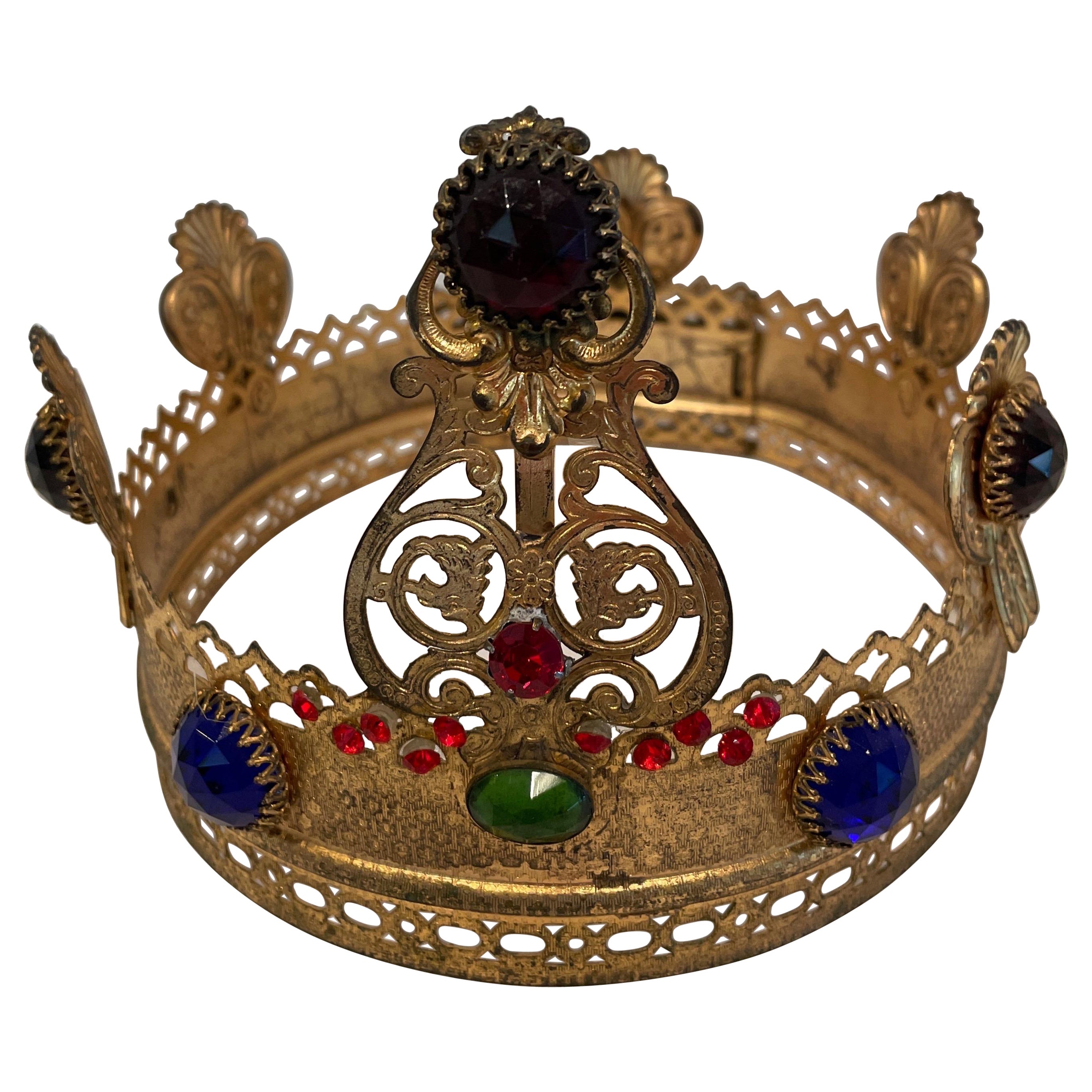 Antique couronne religieuse Sainte-Cœur en vente