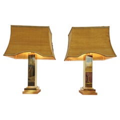 Vintage Brass Table Lamps by Belgochrom, 1970s