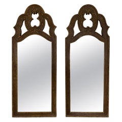 Pair of French Provincial Style Carved Pier Mirror