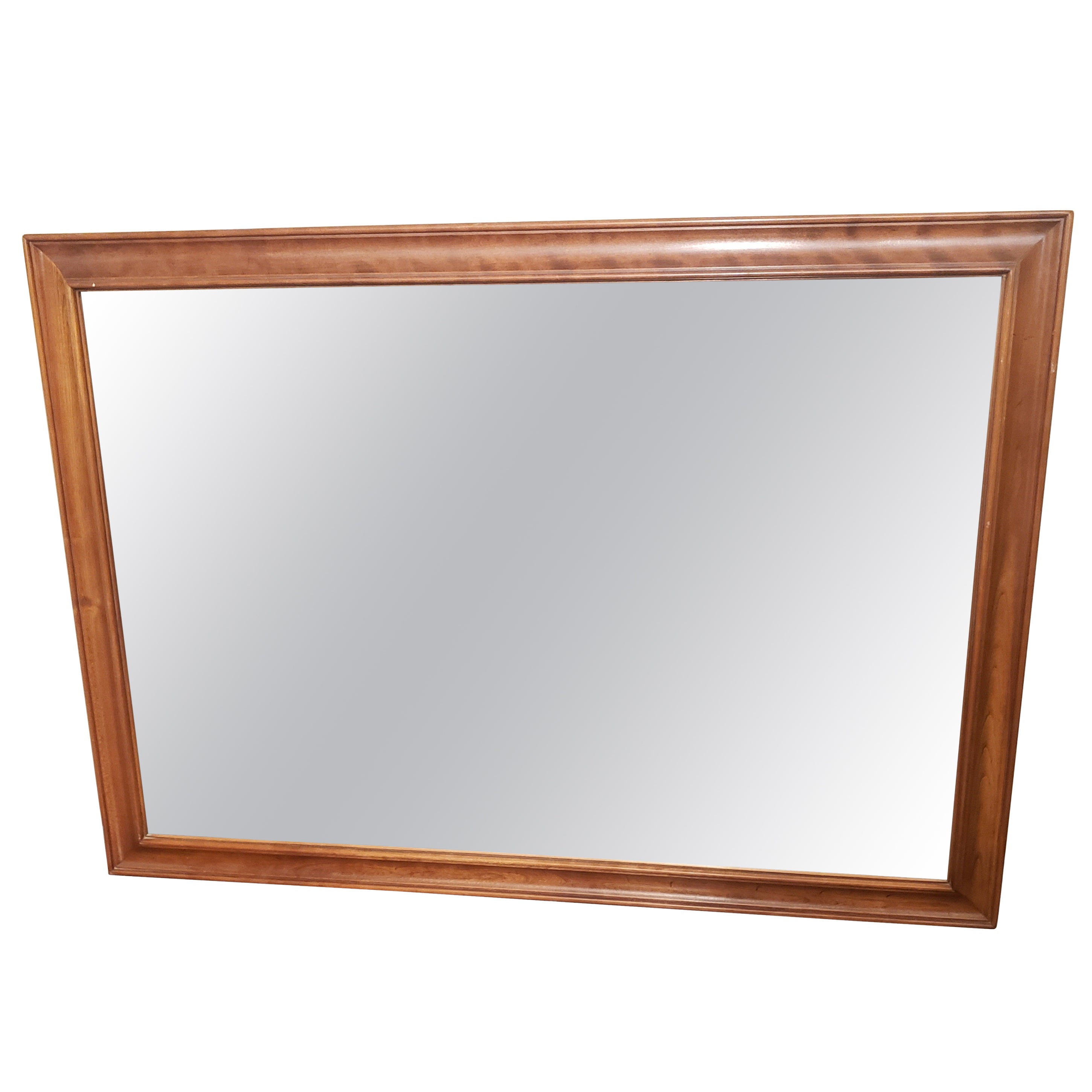 L&JG Stickley and John a Colby and Sons Solid Cherry Mirror, circa 1890s For Sale