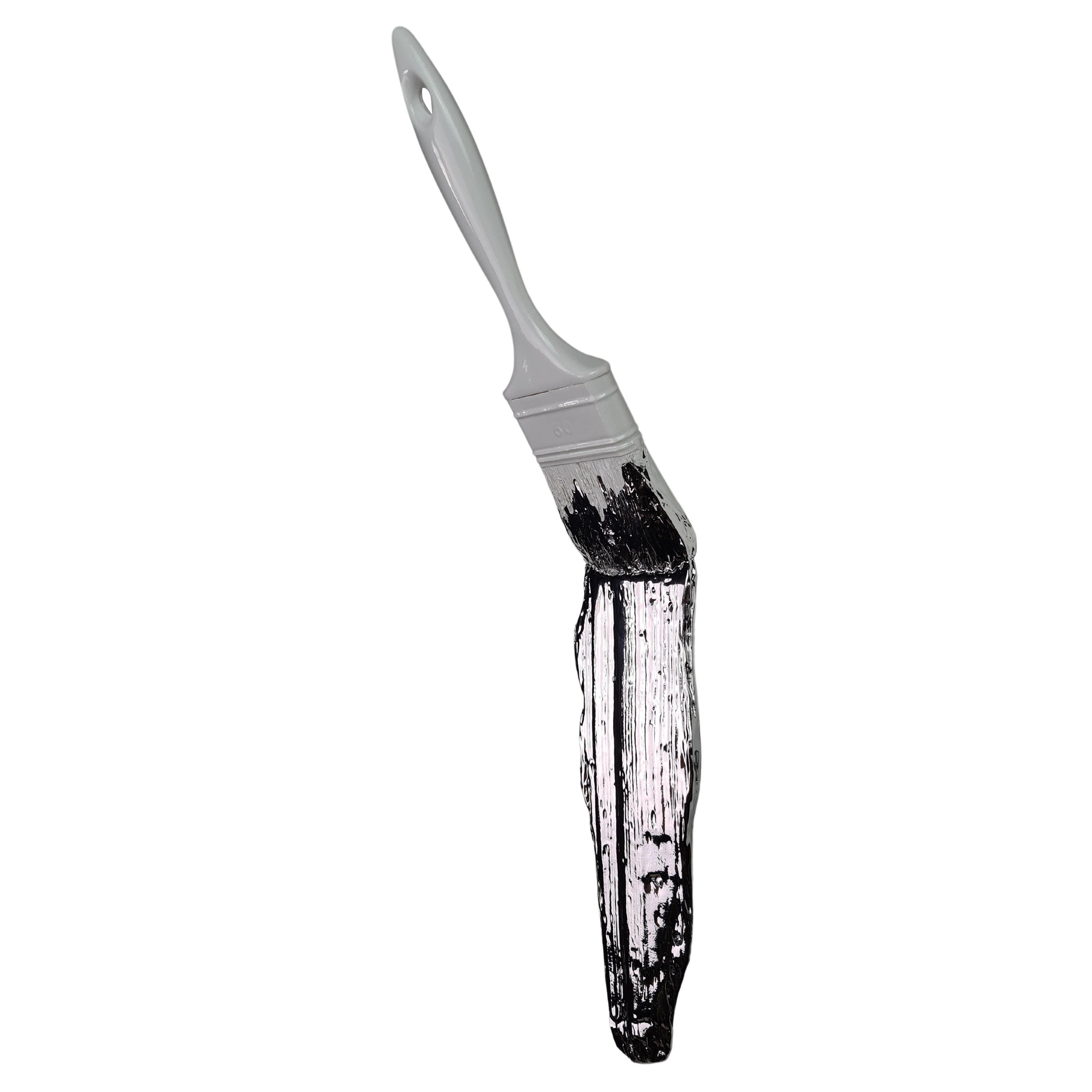 Cuadro Contemporáneo "Blanco y Plata XL", Todas las Piezas Numeradas, Hecho a Mano en Italia