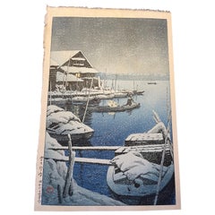 Vintage Kawase Hasui Block Print