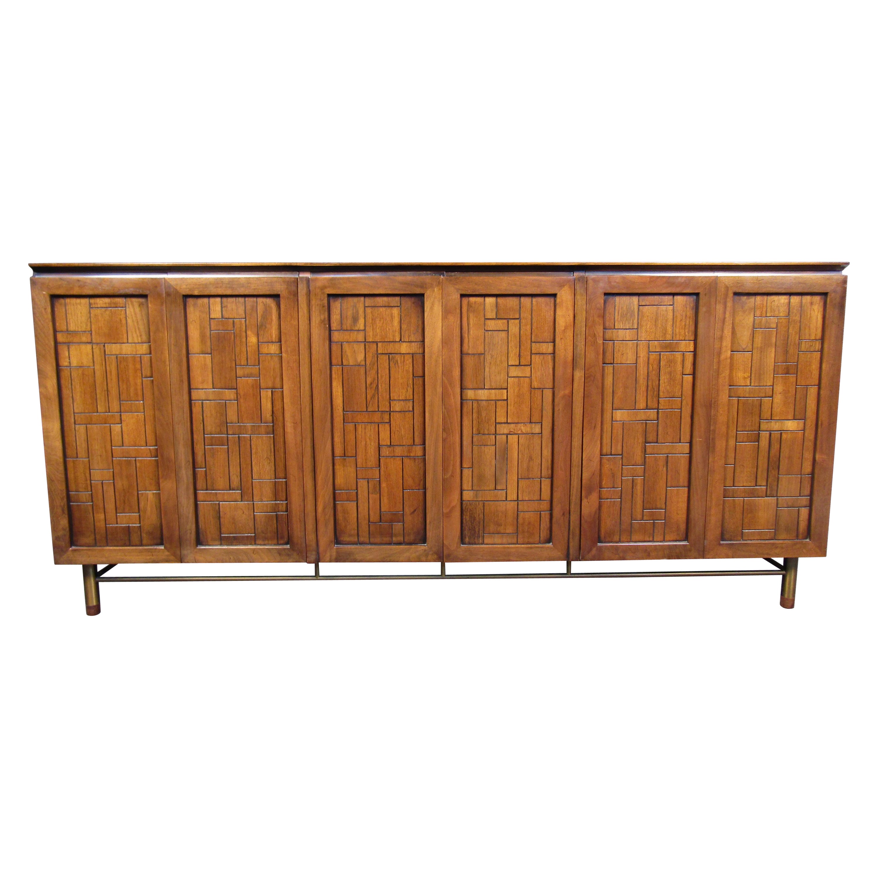 Modernes Sideboard aus der Mitte des Jahrhunderts von Johnson Handley Furniture Co.