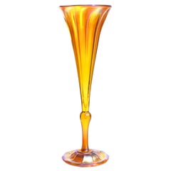 Louis Comfort Tiffany Favrile Floriform Trumpet Vase