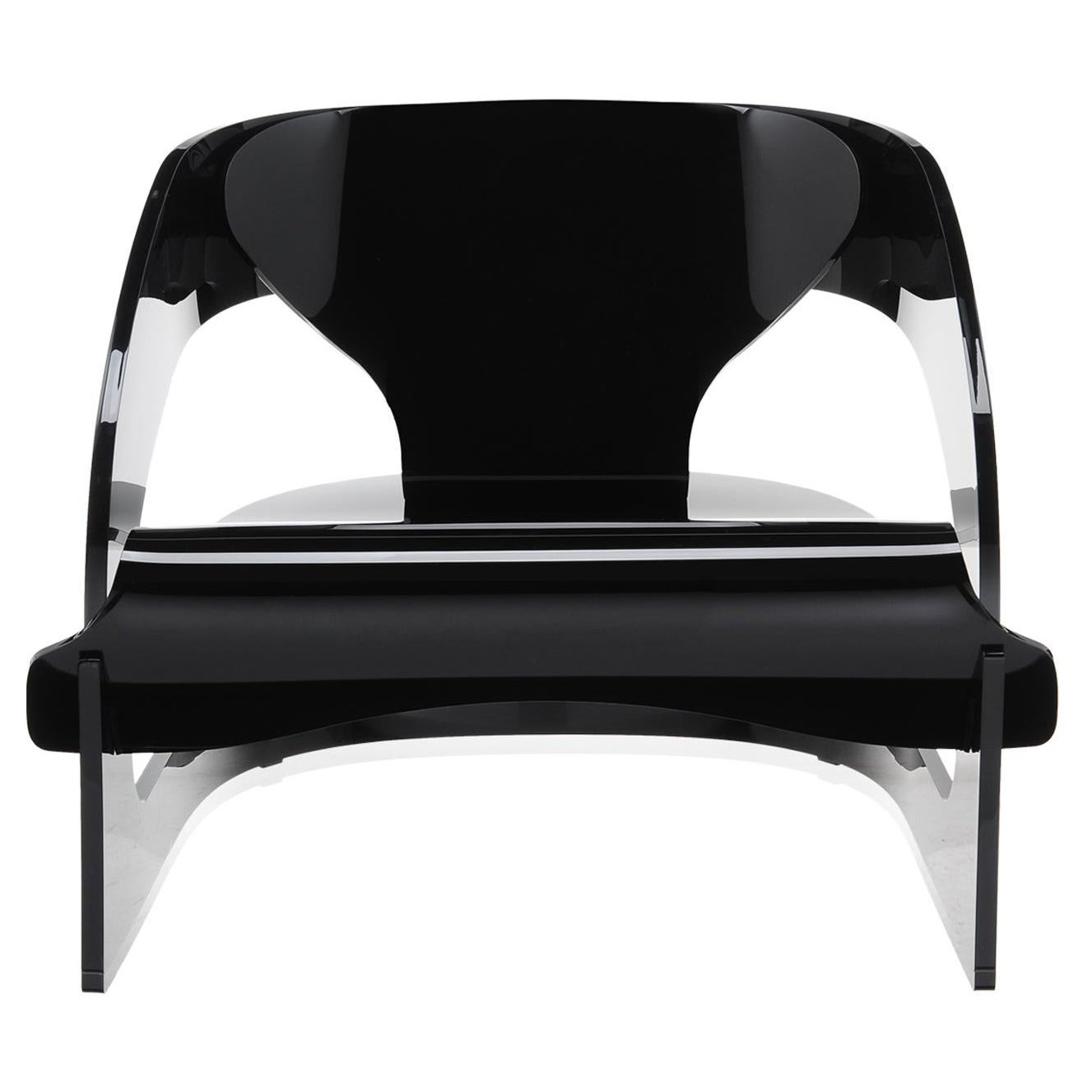 Kartell Joe Colombo Chair in Black by Joe Colombo