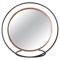 Miroir creux, grand, en cuivre