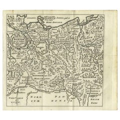 Used Map of Swabia, 1685