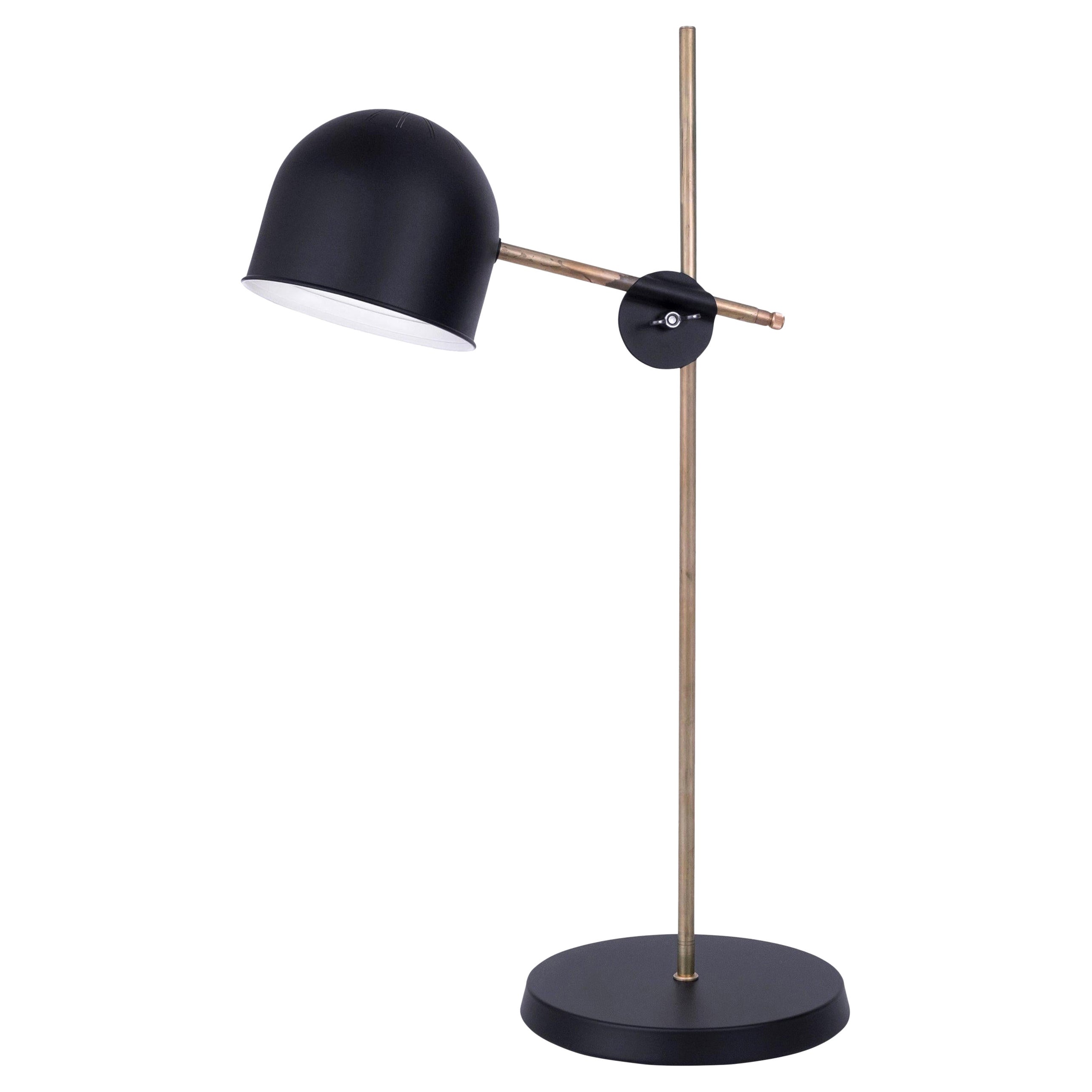 Konsthantverk Tyringe KH 2, schwarze Tischlampe