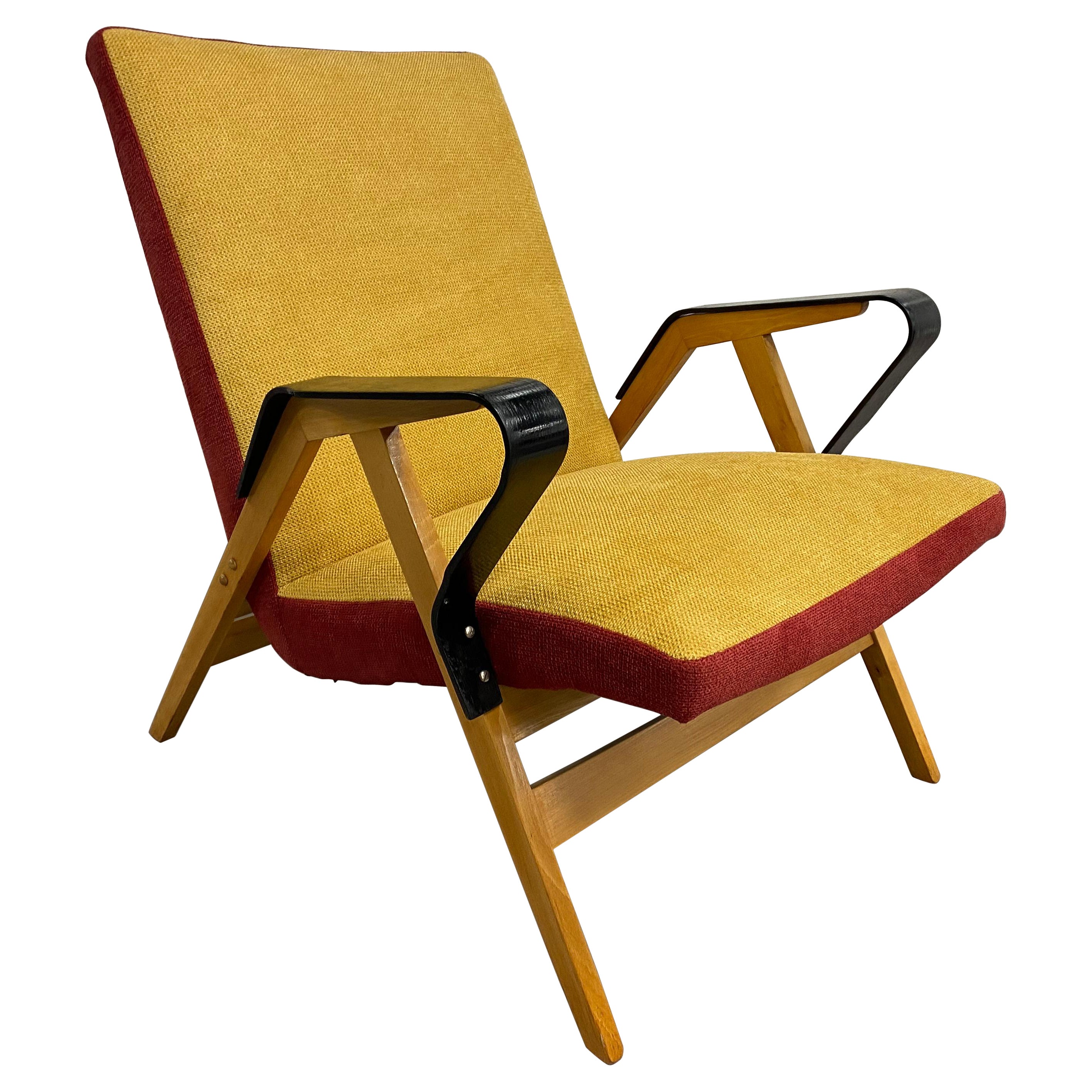 Lounge Chair by František Jirák for Tatra Nábytok Pravenec