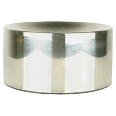 Posacenere da tavolo in acciaio e plastica degli anni '60 di E. Gismondi Schweinberger per Artemide
