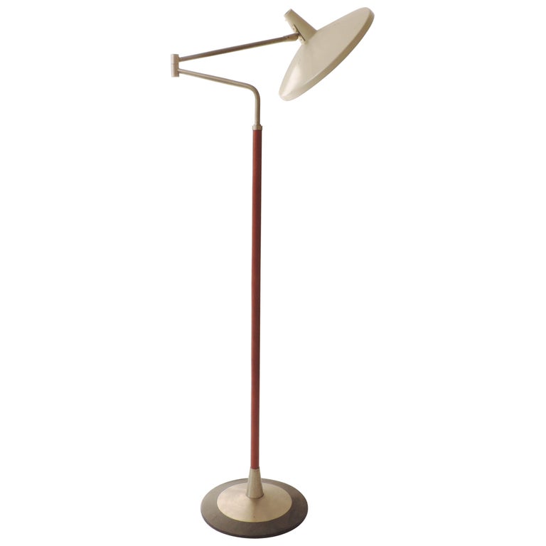 Stilnovo Adjustable Floor Lamp, Italy, 1950s For Sale