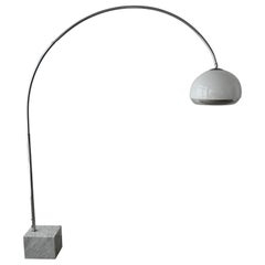 Mid 20th Century Harvey Guzzini Arc Floor Lamp for Laurel Lamp Co