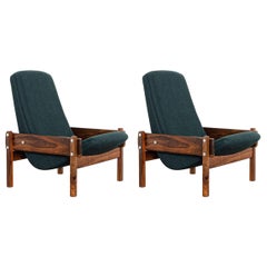 Vintage Pair of Vronka Armchairs, by Sergio Rodrigues, 1962 Brazilian Mid-Century Modern