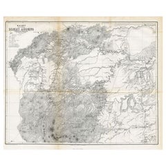Antique Map of the District of Boemi Agoeng by Stemler, c.1875