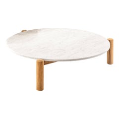 Charlotte Perriand Marble Center Table à Plateau Interchangeable by Cassina