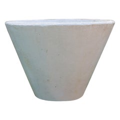 Very Large 1970s Conical Shaped Concrete Garden Planter