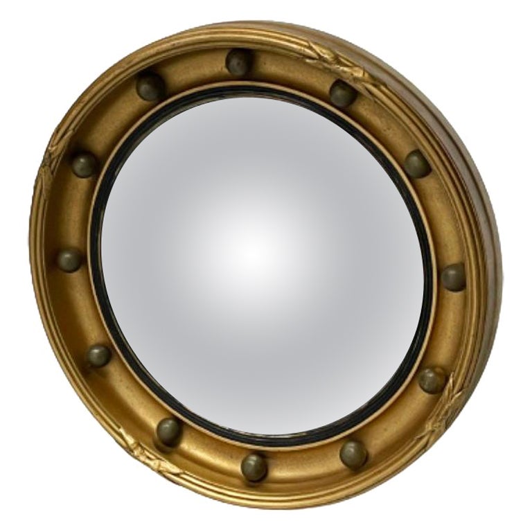 English Regency style Convex Mirror For Sale