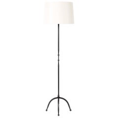 Mid-Century Wrought Iron Floor Lamp