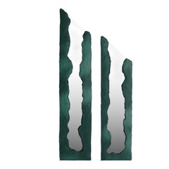 Take Two Floor Mirror Contemporary Mirror in Paper Pulp