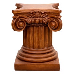 Corinthian Column Side Table