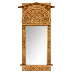 French 19th Century Neo-Classical Giltwood Mirror