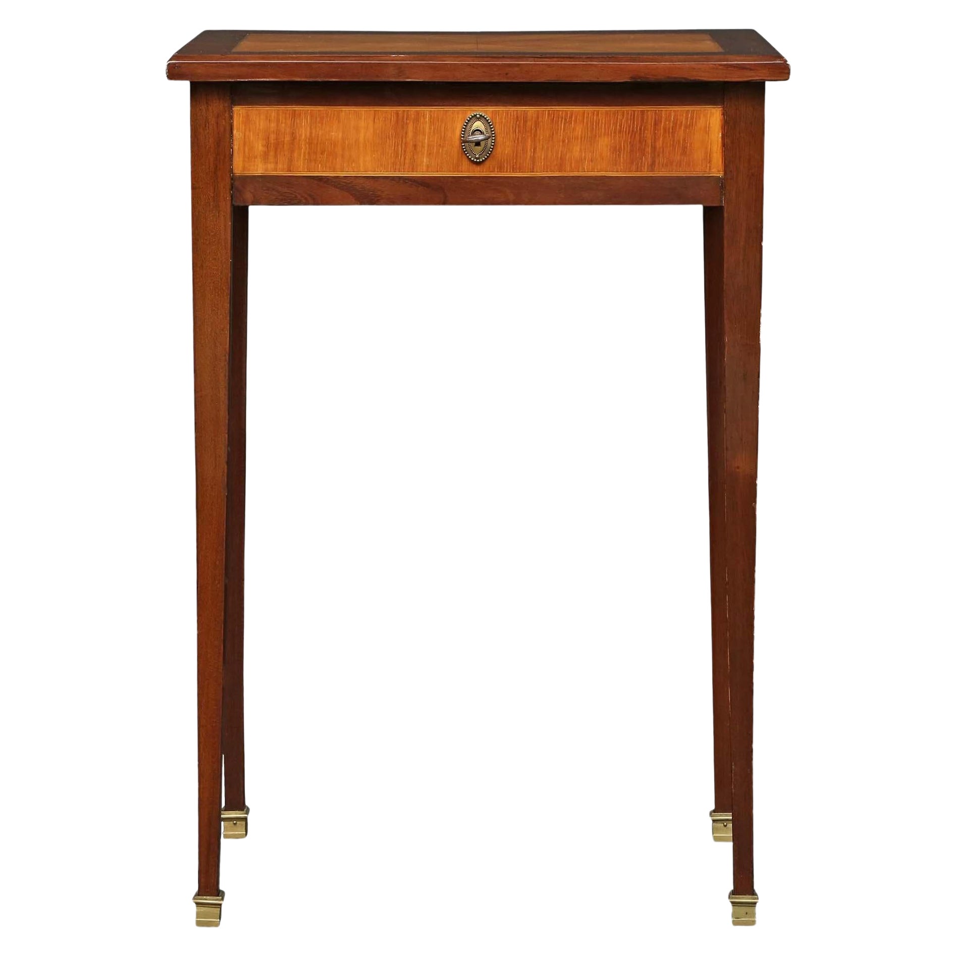 Französischer Beistell-/Vanity-Tisch im Louis-XVI-Stil des 19. Jahrhunderts